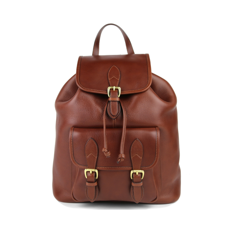 Classic Backpack in smooth tumbled leather