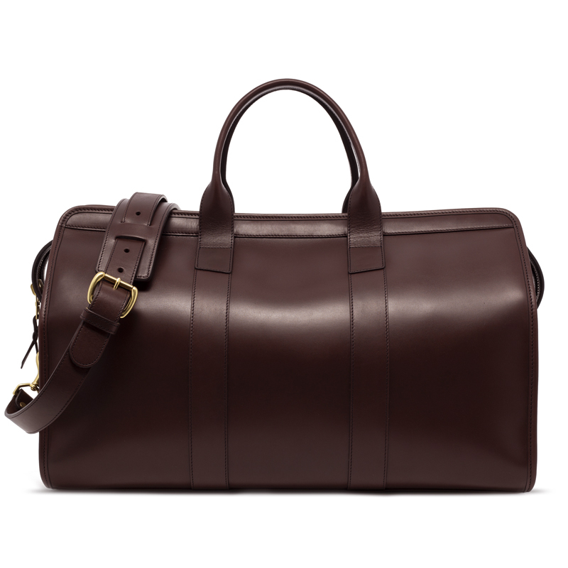 Signature Travel Duffle  in harness belting leather