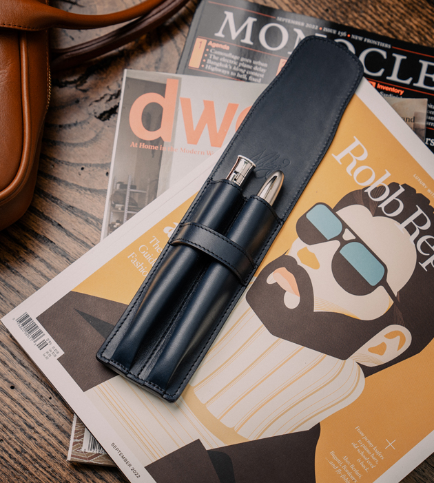 Leather Fountain Pen Case